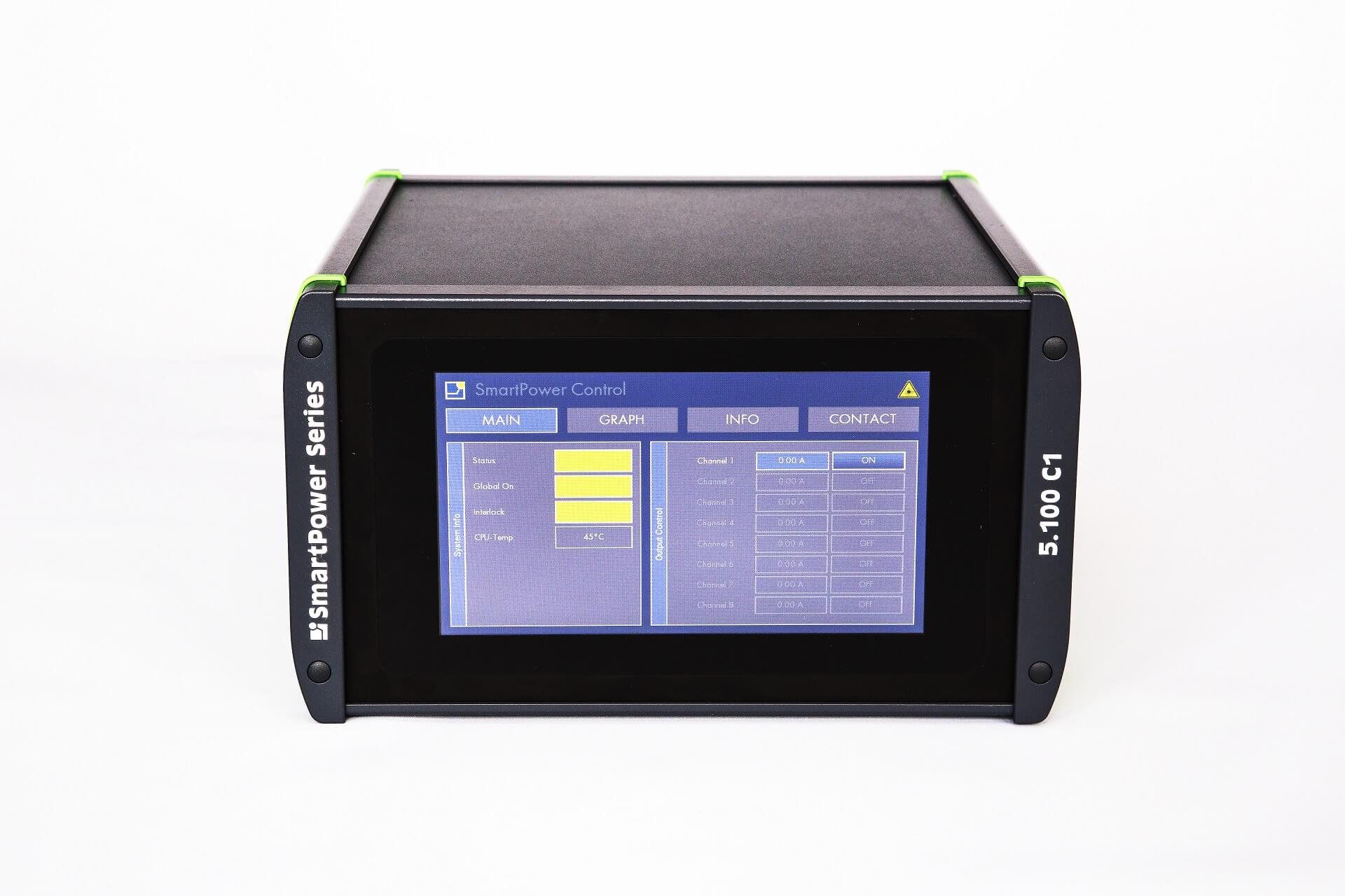 Benchtop Laser Driver with Touch Screen